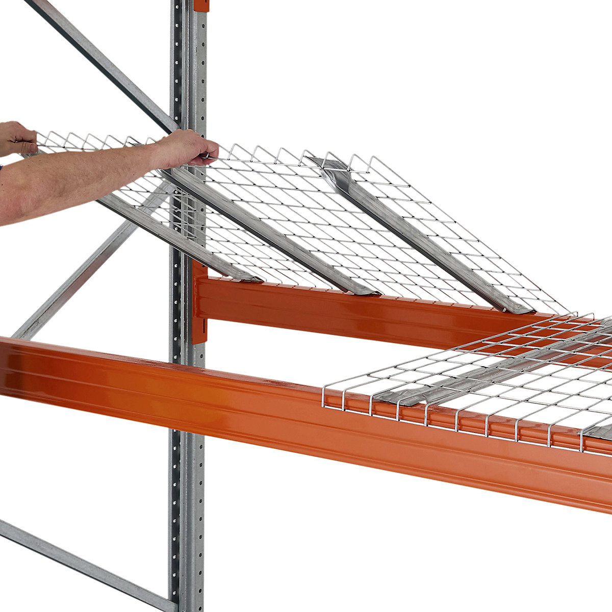 Pallet Racking Galvanised Wire Mesh Decks (Product illustration 5)-4