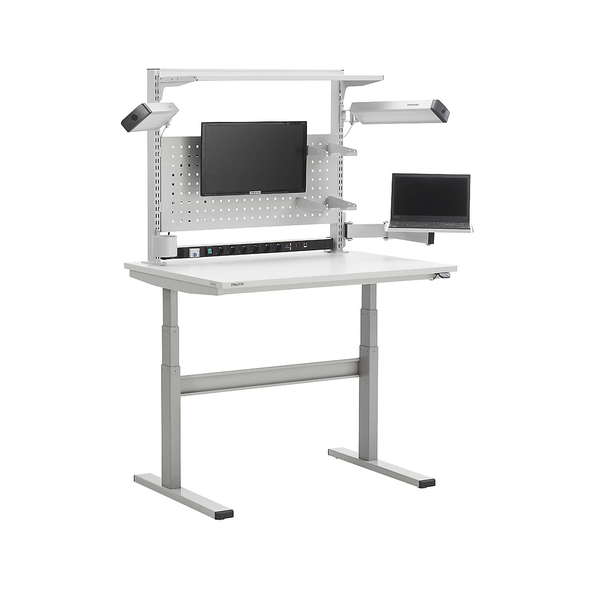 Radni stol, s mogućnošću električnog namještanja visine – Treston (Prikaz proizvoda 2)-1