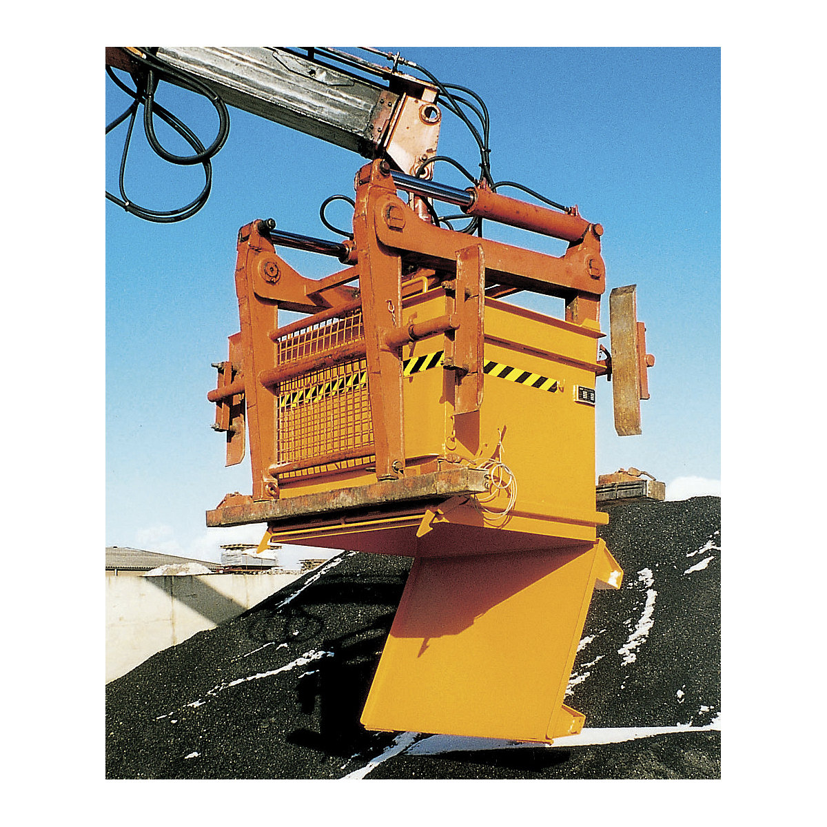 BC építőanyag-tároló konténer, rakodókioldással – eurokraft pro (Termék képe 2)-1