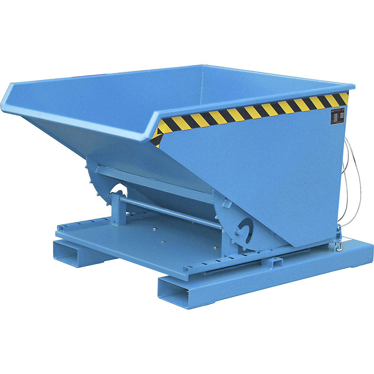 3S billenőtároló – eurokraft pro, h x szé x ma 1460 x 1070 x 890 mm, világoskék-0
