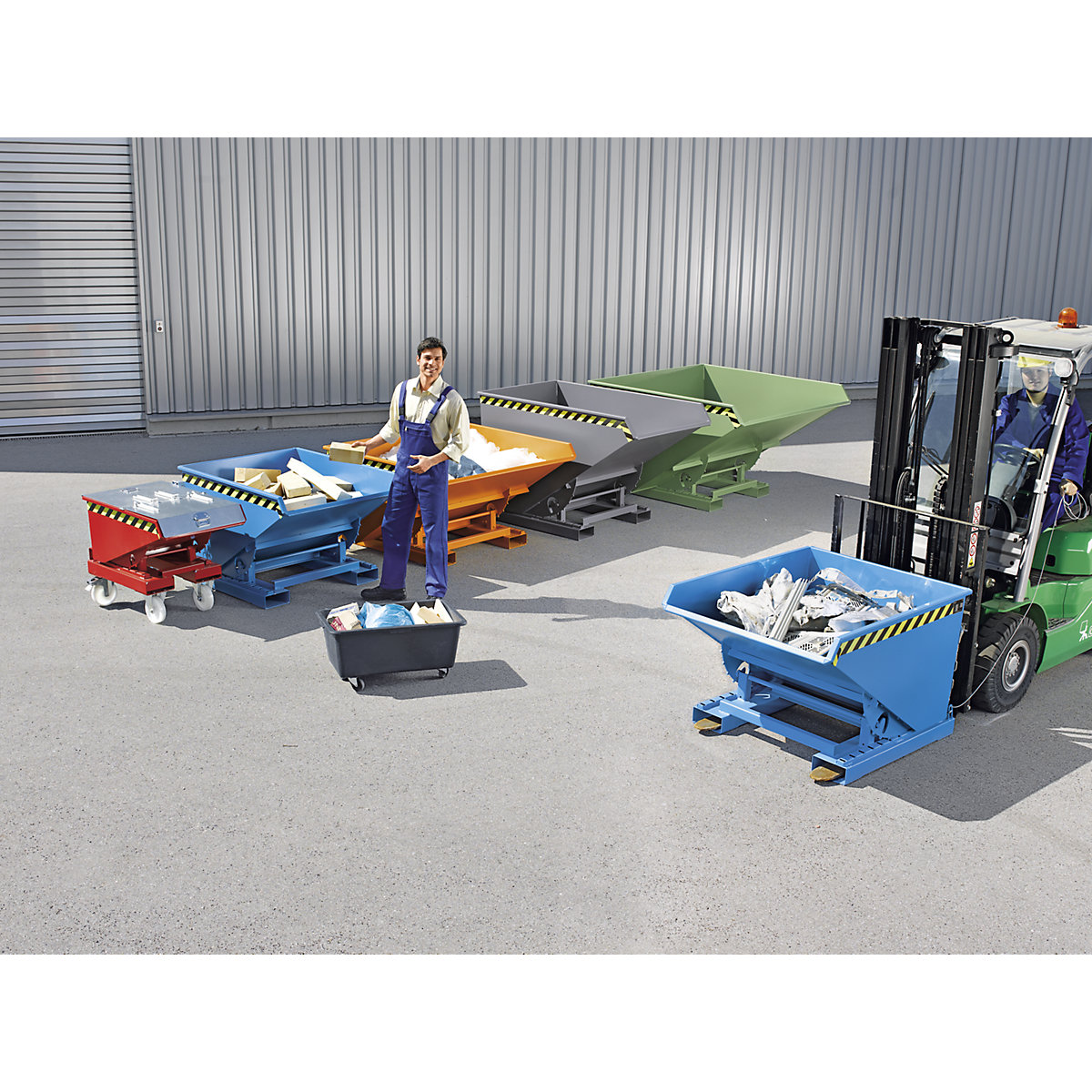 Billenőtároló legördítő mechanizmussal – eurokraft pro (Termék képe 2)-1