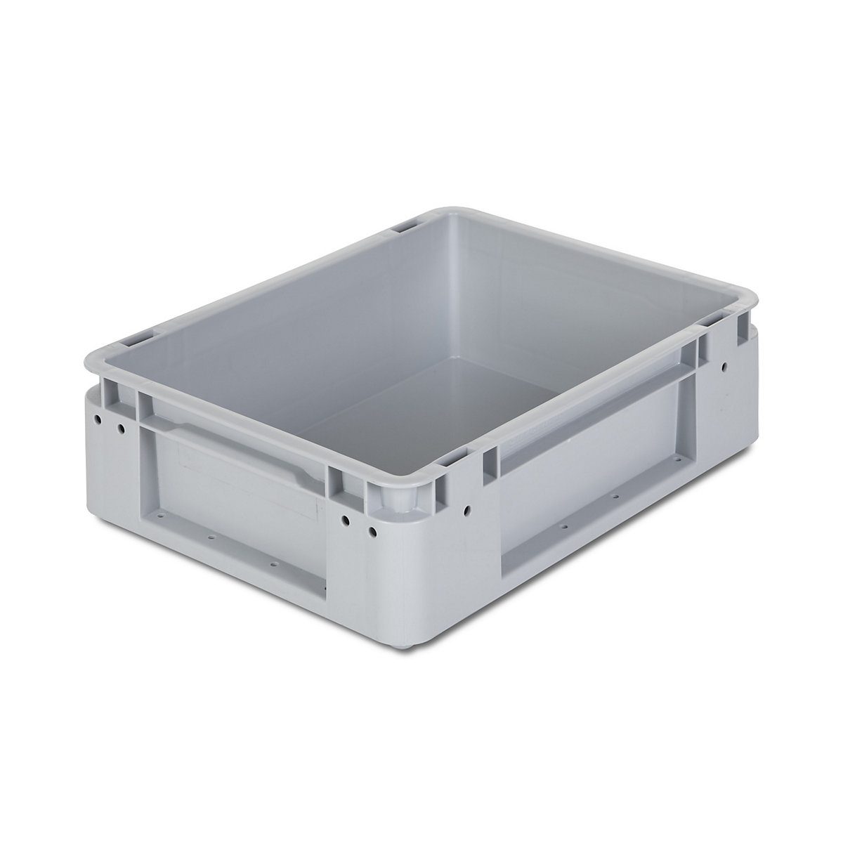 Ipari tároló, térfogat 10 l, h x szé x ma 400 x 300 x 120 mm, cs. e. 5 db, szürke-0