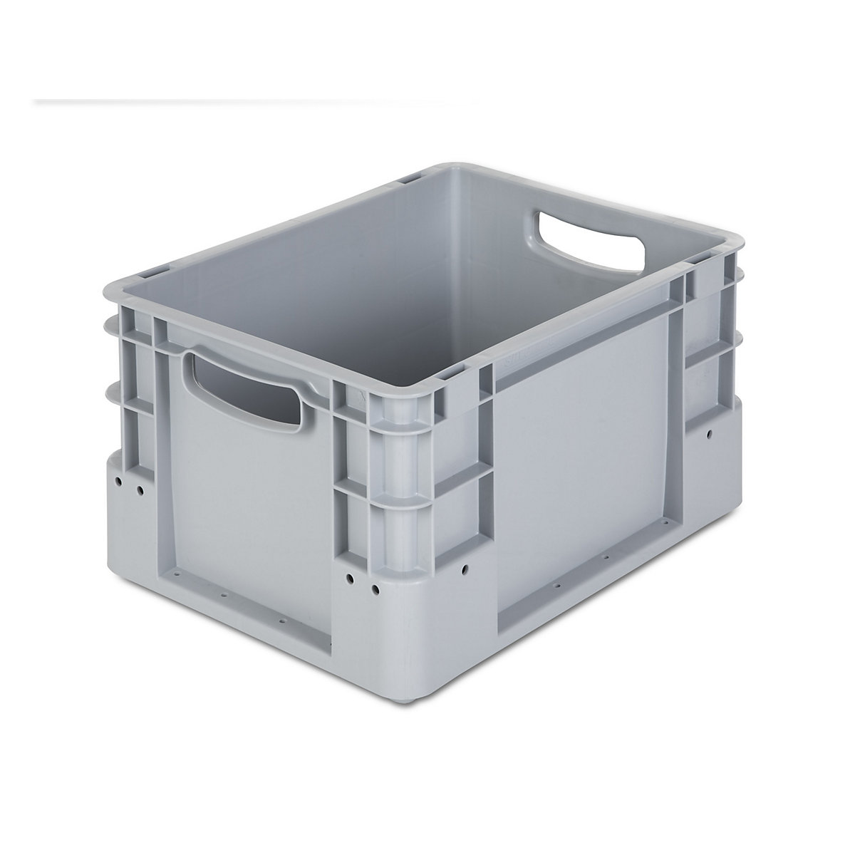 Ipari tároló, térfogat 20 l, h x szé x ma 400 x 300 x 220 mm, cs. e. 5 db, szürke-0