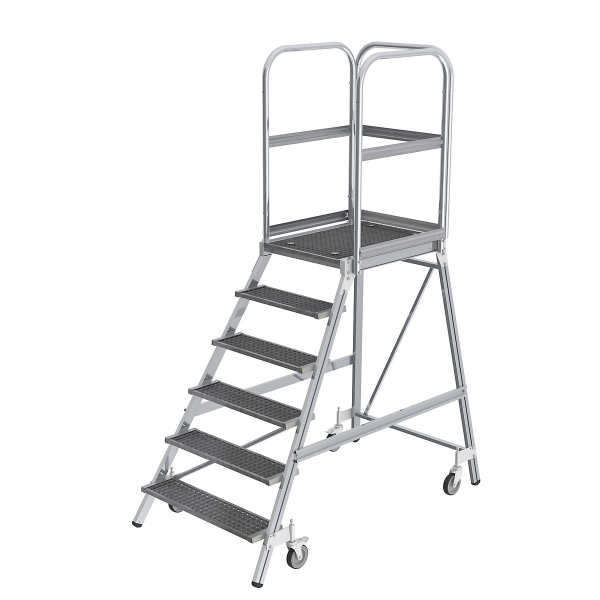 Podestový rebrík s výstupom z jednej strany – MUNK