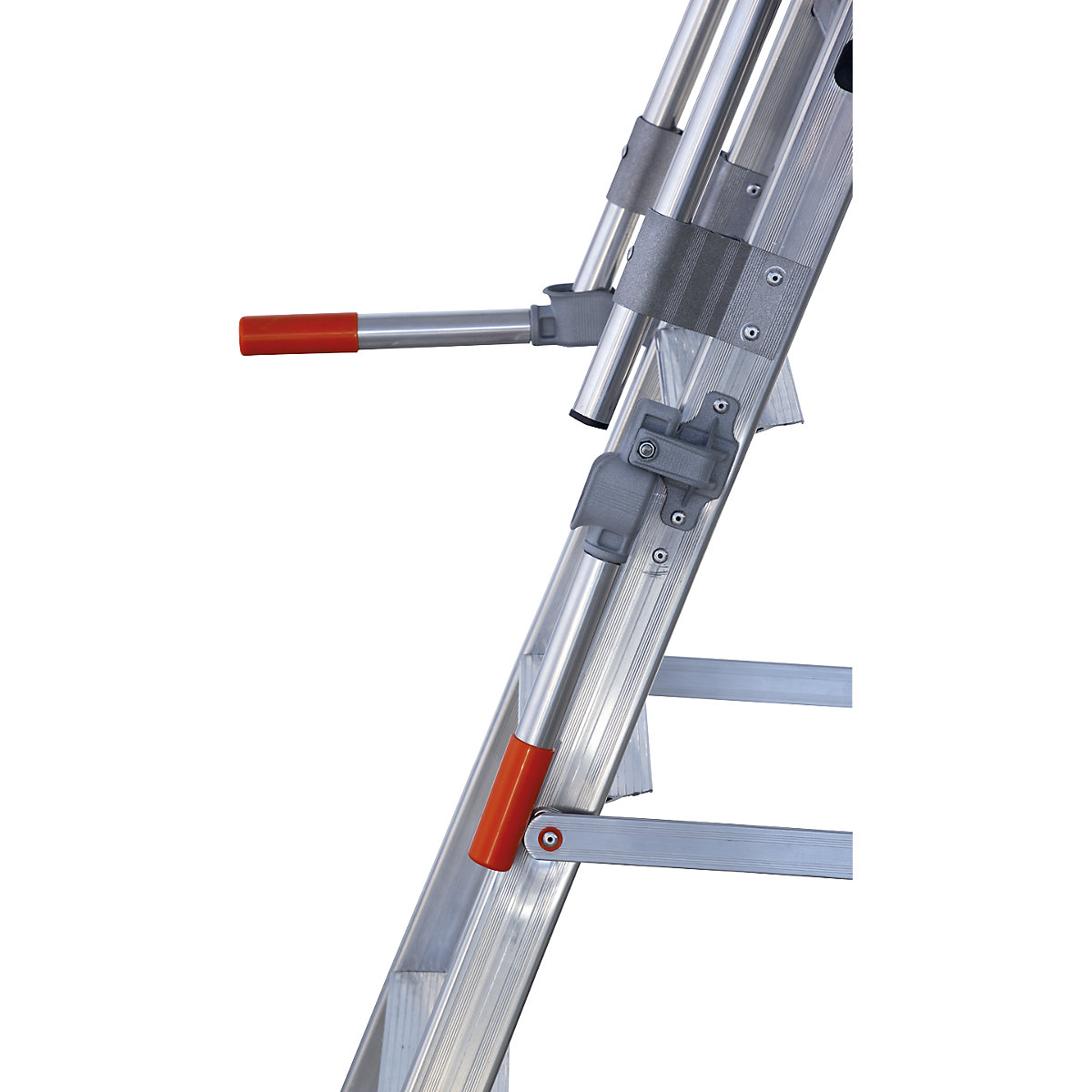 Mobilný skladový a regálový rebrík (Zobrazenie produktu 2)-1