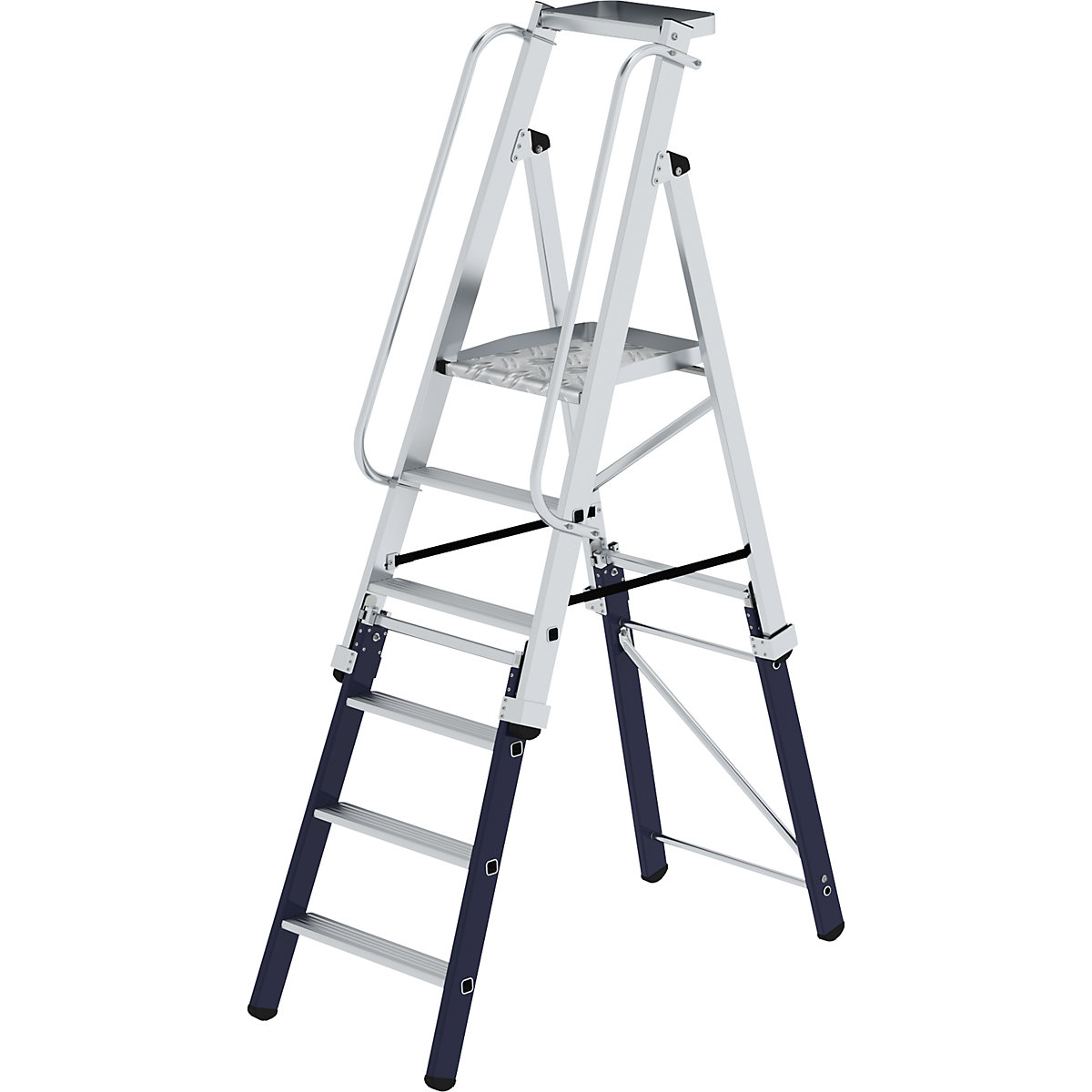 Plošinový rebrík, zásuvný – MUNK (Zobrazenie produktu 2)-1