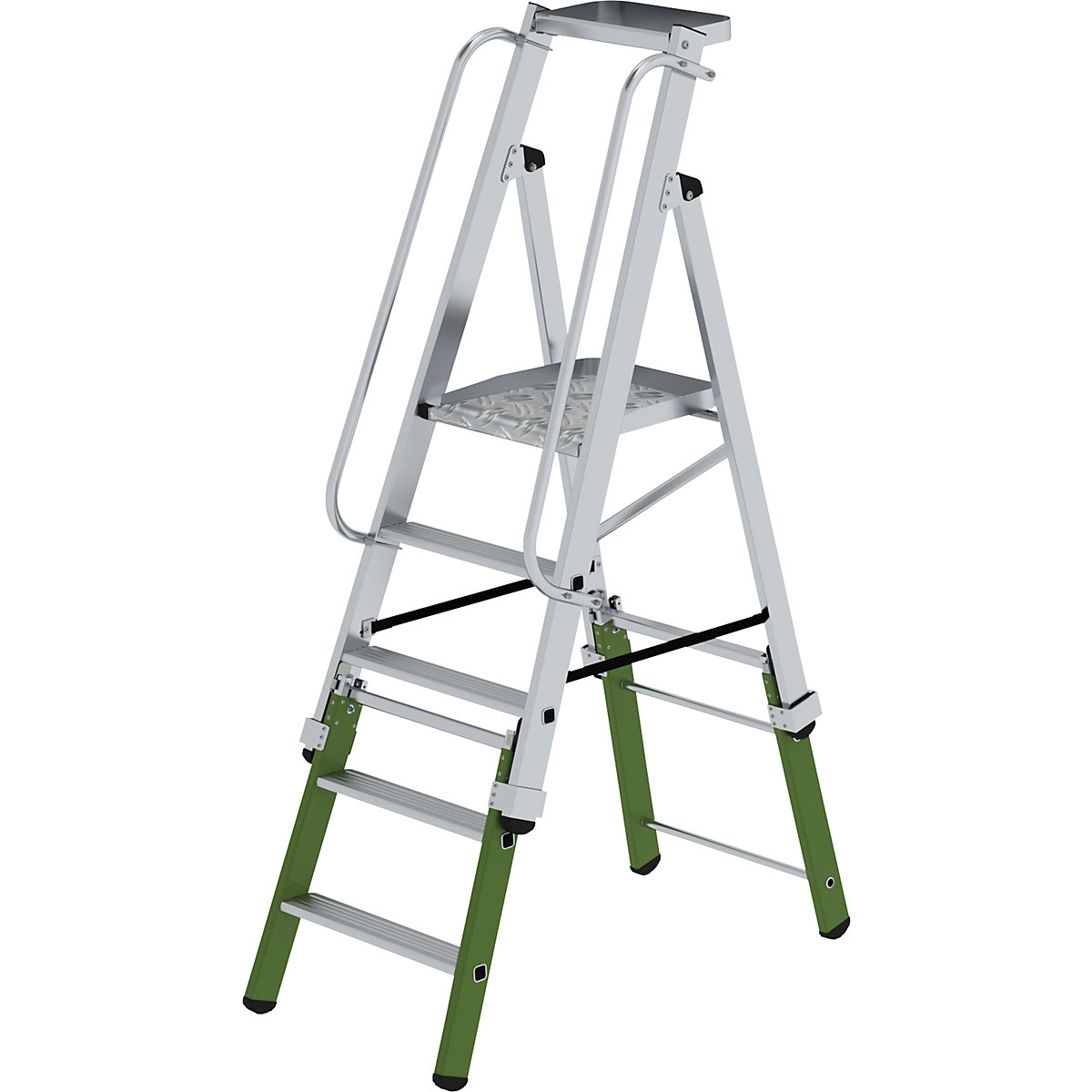 Plošinový rebrík, zásuvný – MUNK (Zobrazenie produktu 8)-7