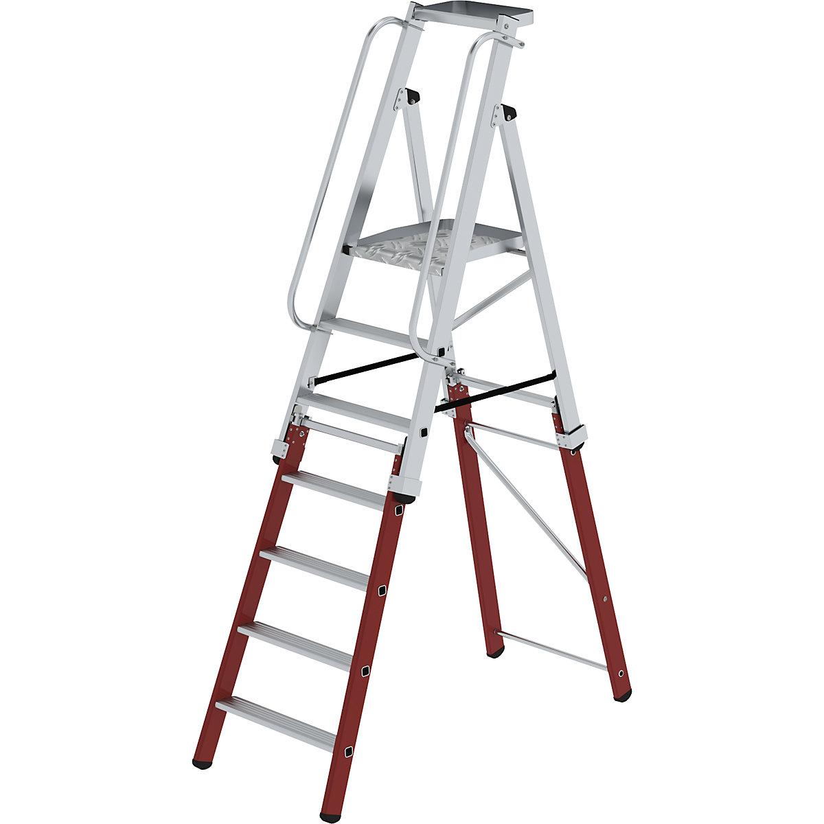 Plošinový rebrík, zásuvný – MUNK (Zobrazenie produktu 5)-4