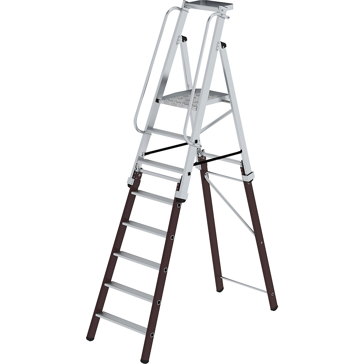 Plošinový rebrík, zásuvný – MUNK (Zobrazenie produktu 4)-3
