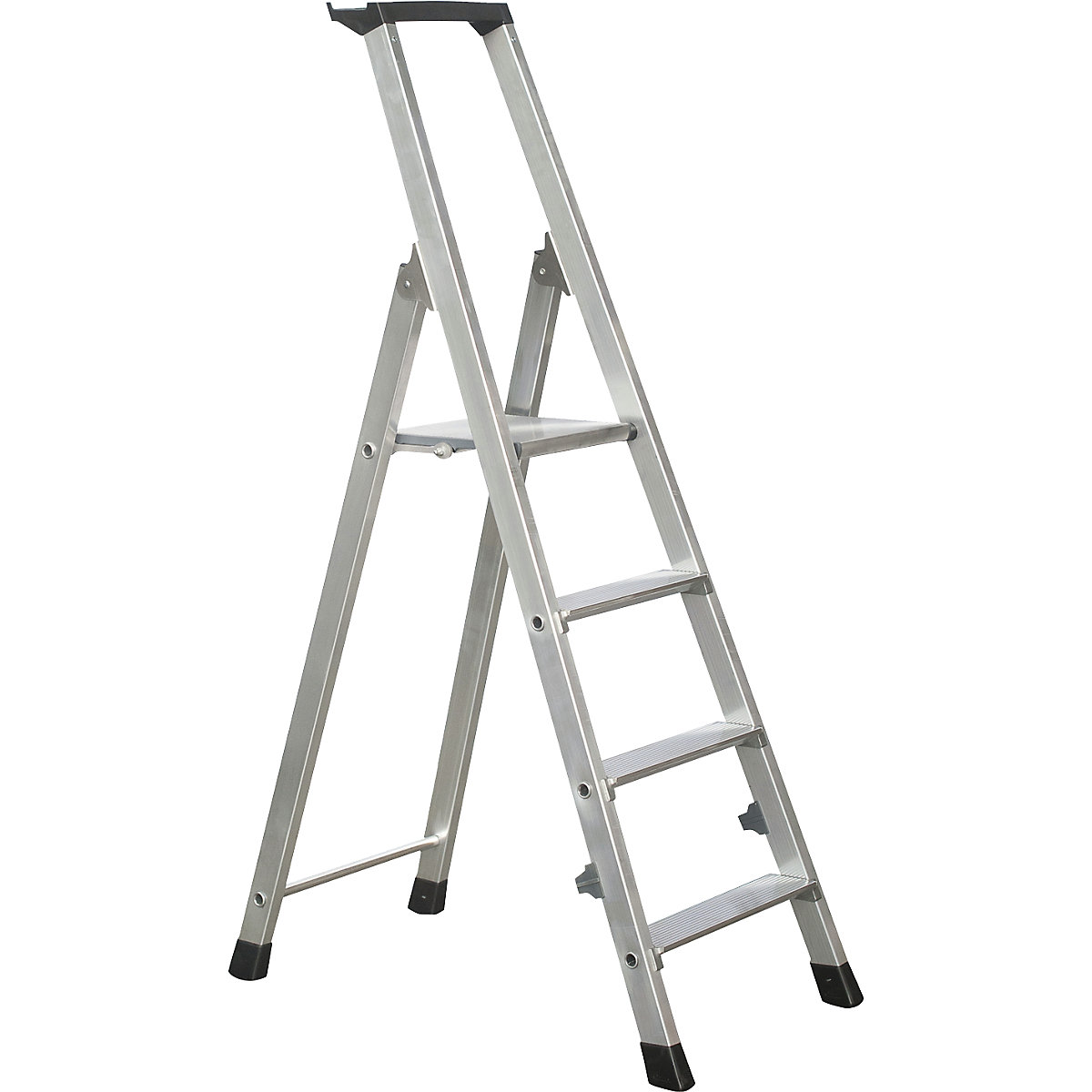 Sklápací rebrík so stupňami, jednostranný výstup – ZARGES