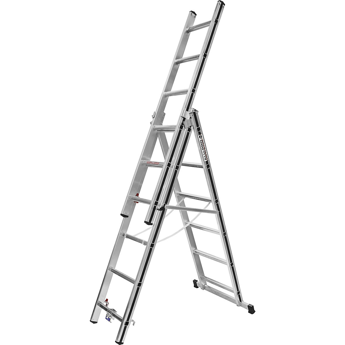 Hliníkový viacúčelový rebrík – HYMER