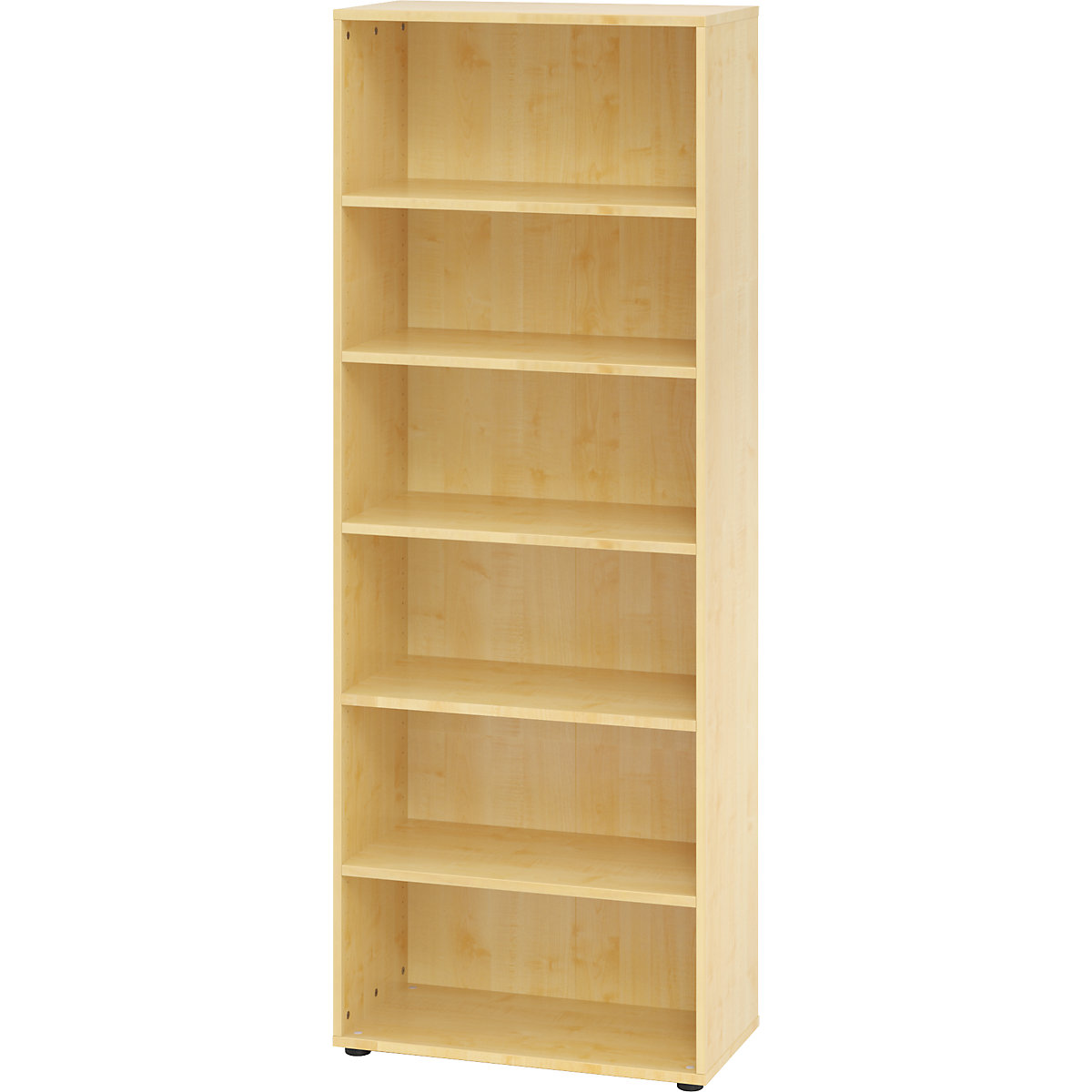 Kancelársky regál VERA-ZWO, v x š x h 2156 x 800 x 400 mm, 6 výšok zakladačov, vzor javor-0