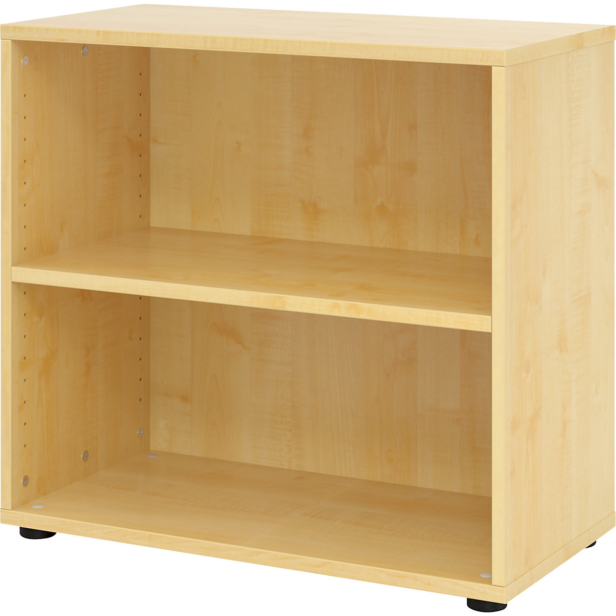 Kancelársky regál VERA-ZWO, v x š x h 748 x 800 x 400 mm, 2 výšky zakladačov, vzor javor-0