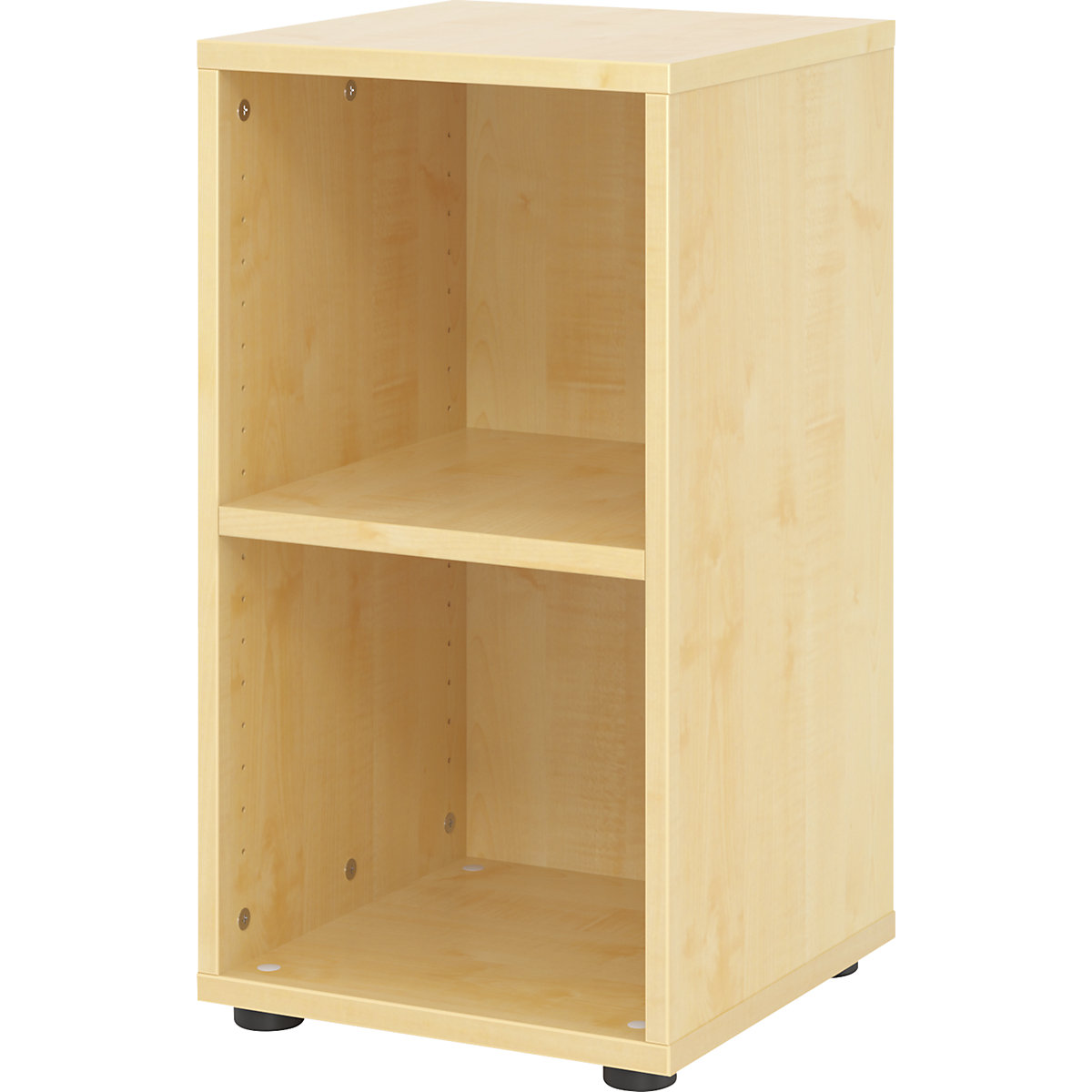 Kancelársky regál VERA-ZWO, v x š x h 748 x 400 x 400 mm, 2 výšky zakladačov, vzor javor-0