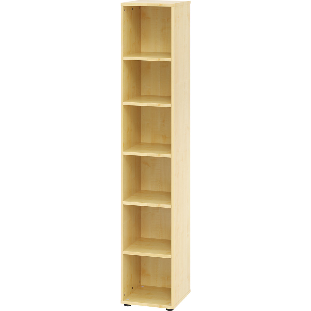 Pisarniški regal VERA-ZWO, VxŠxG 2156 x 400 x 400 mm, 6 nivojev, imitacija javorja-0
