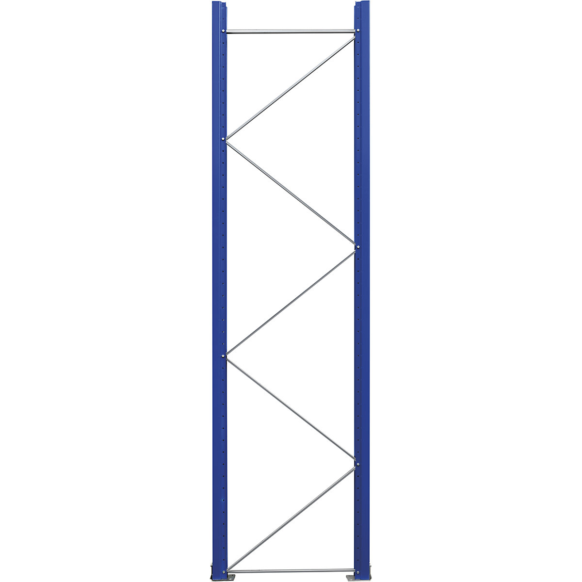 EUROKRAFTpro Palettenregal-Stützrahmen, zerlegt, Höhe 3360 mm, Tiefe 900 mm