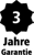 3 Jahre Garantie