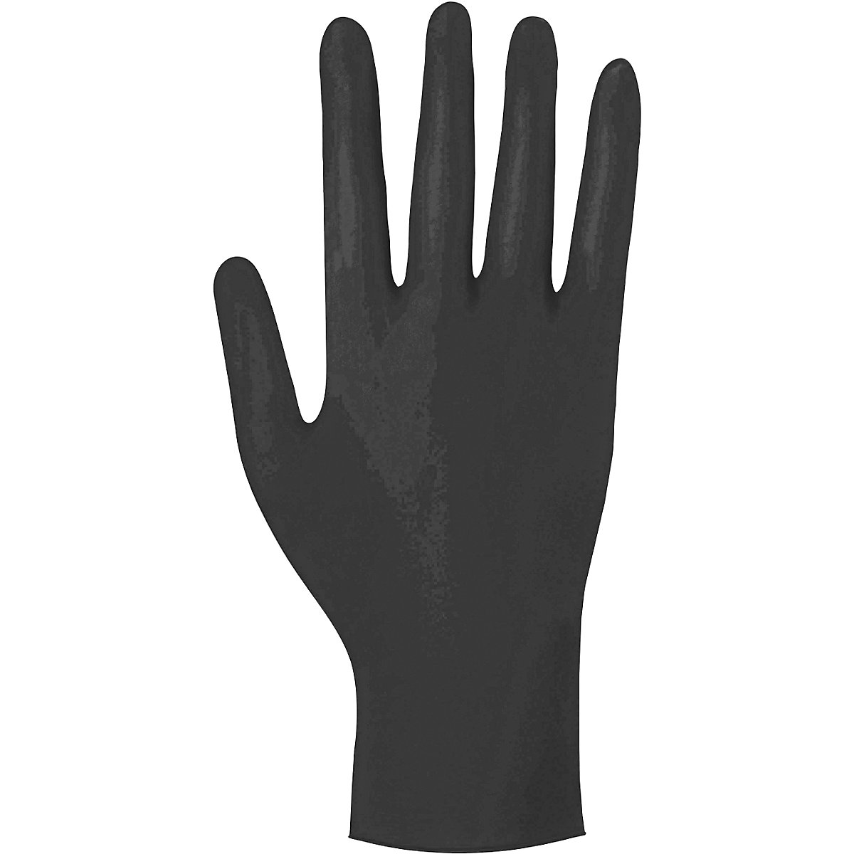 Nitril-Einweghandschuhe Meditrade, VE 1000 Stk, lebensmittelkonform, schwarz, Größe M-1