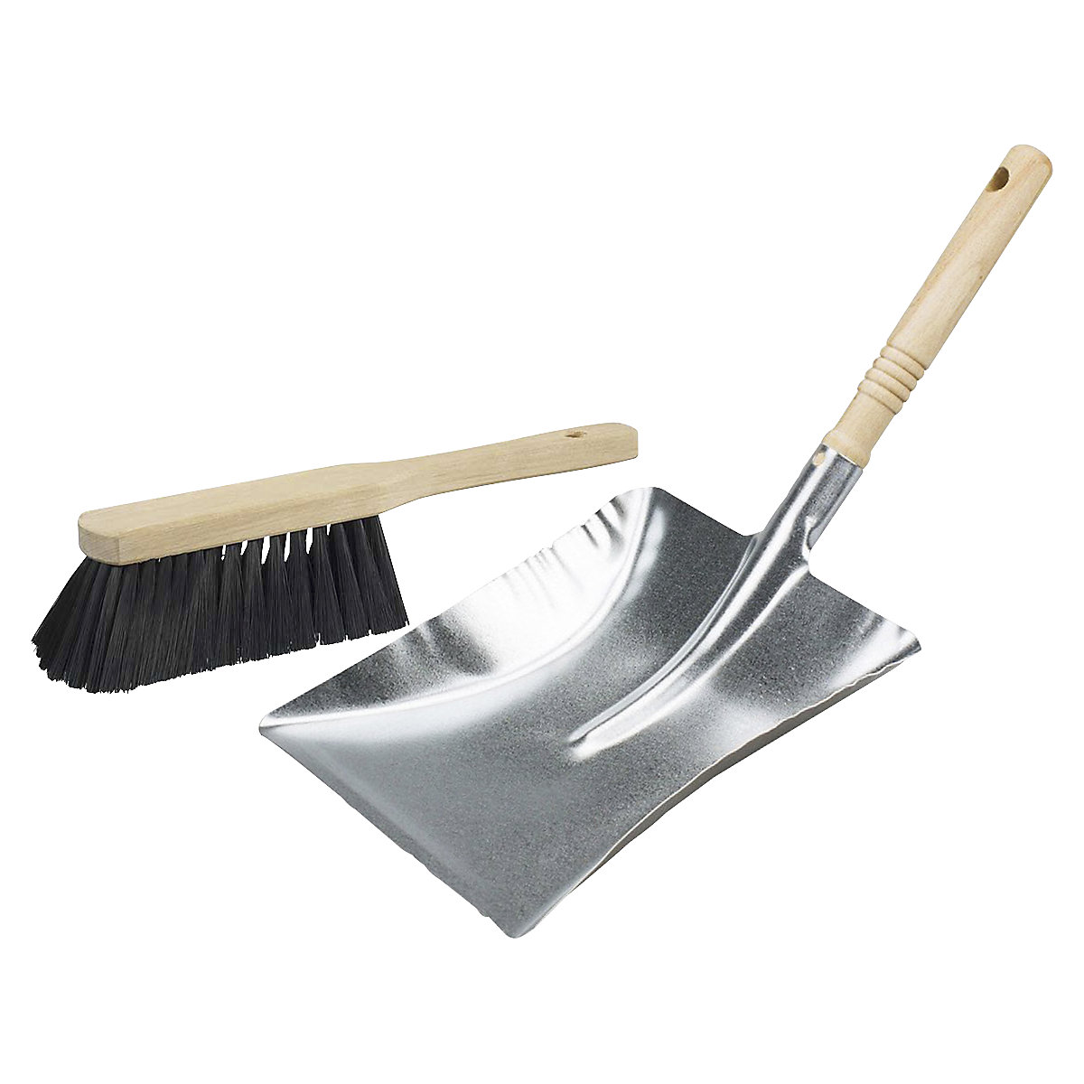 Kehrset, Kehrblech mit Industriehandfeger eurokraft basic (Produktabbildung 4)-3