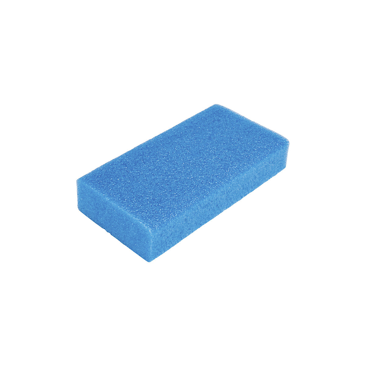 Cales en mousse, adhésif, bleu, largeur 65 ±2 mm, hauteur 25 ±2 mm, lot de 1800-0