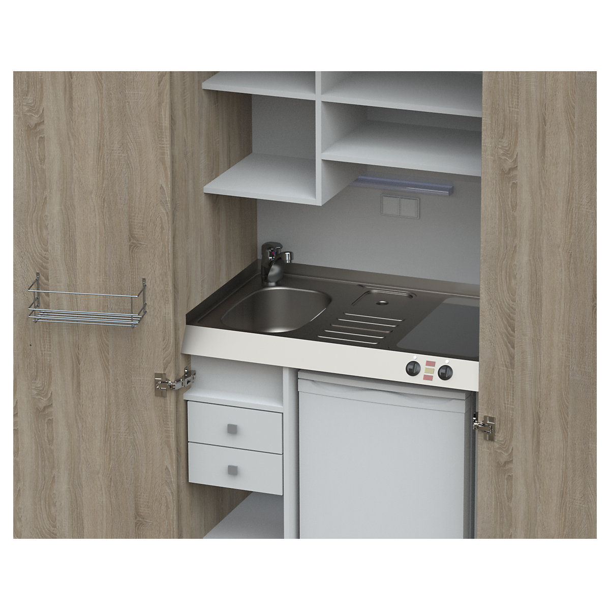 Cozinha-armário com portas de batentes (Imagem do produto 3)-2
