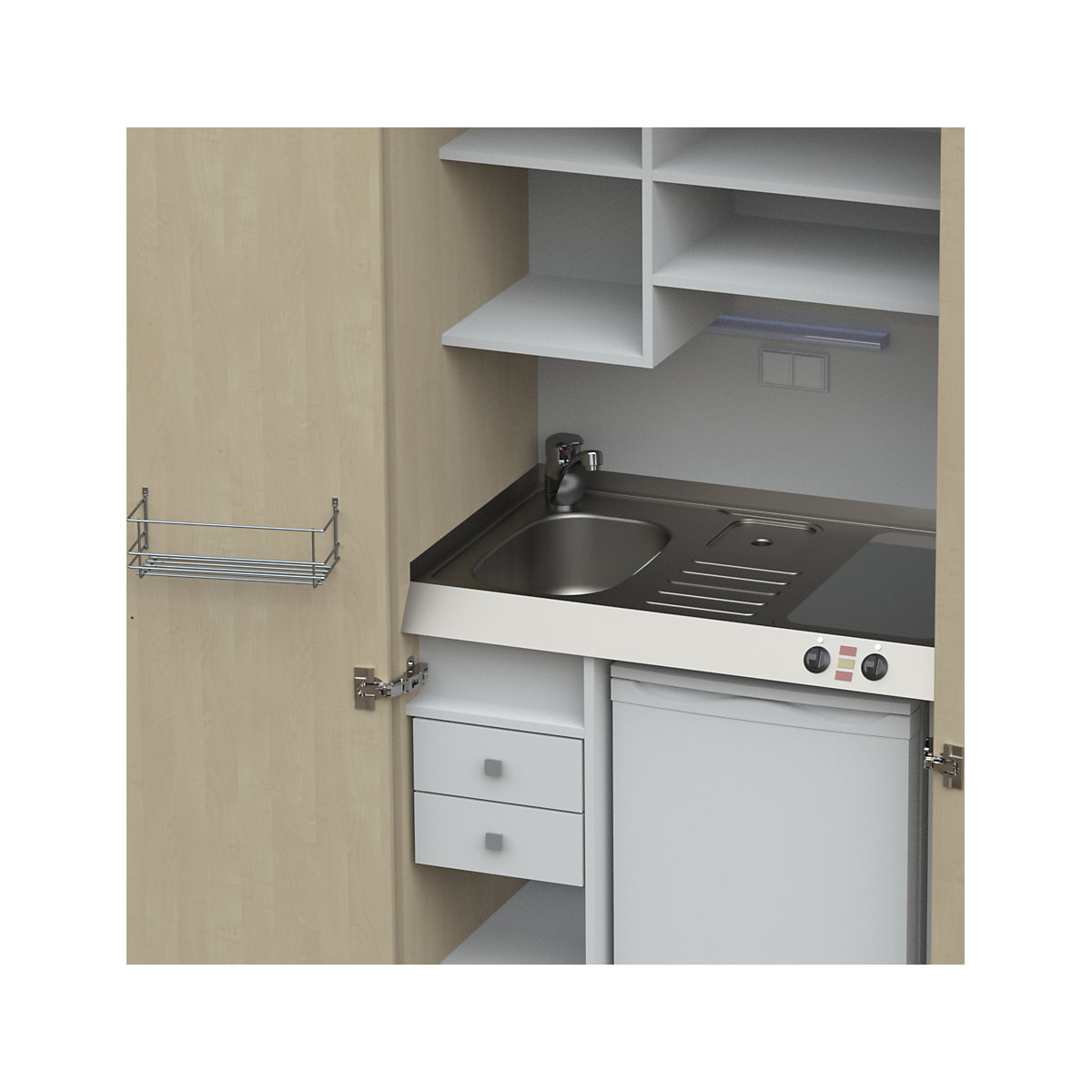 Cozinha-armário com portas de batentes (Imagem do produto 3)-2