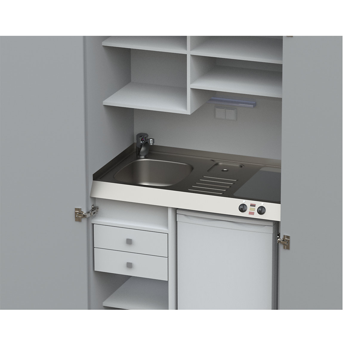 Cozinha-armário com portas de batentes (Imagem do produto 3)-2