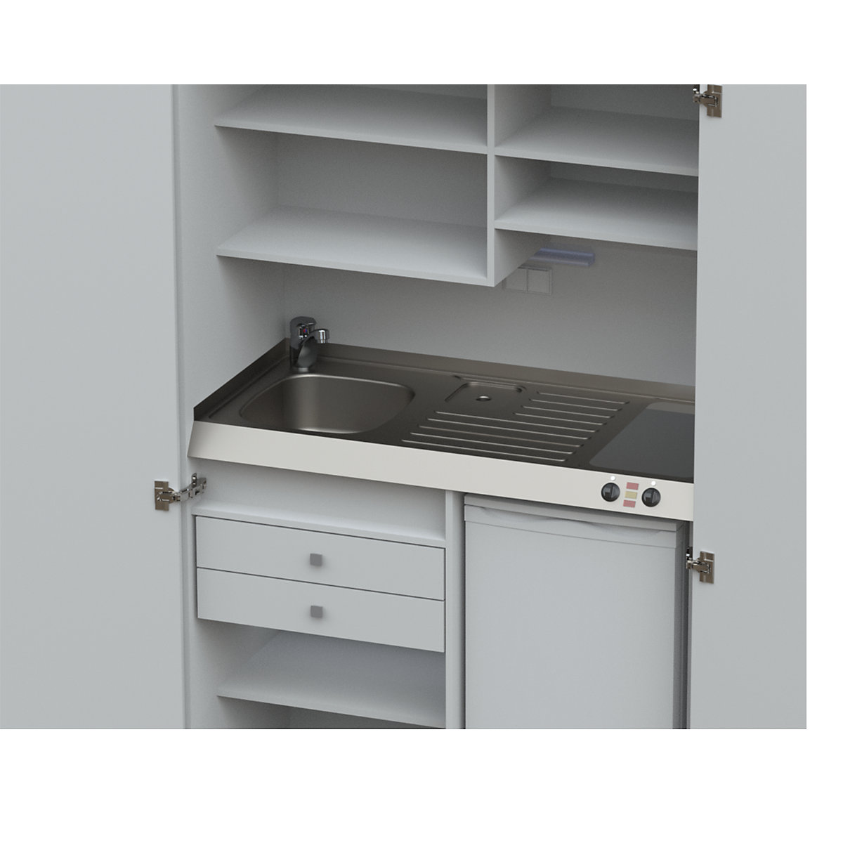 Cozinha-armário com portas de batentes (Imagem do produto 3)-2