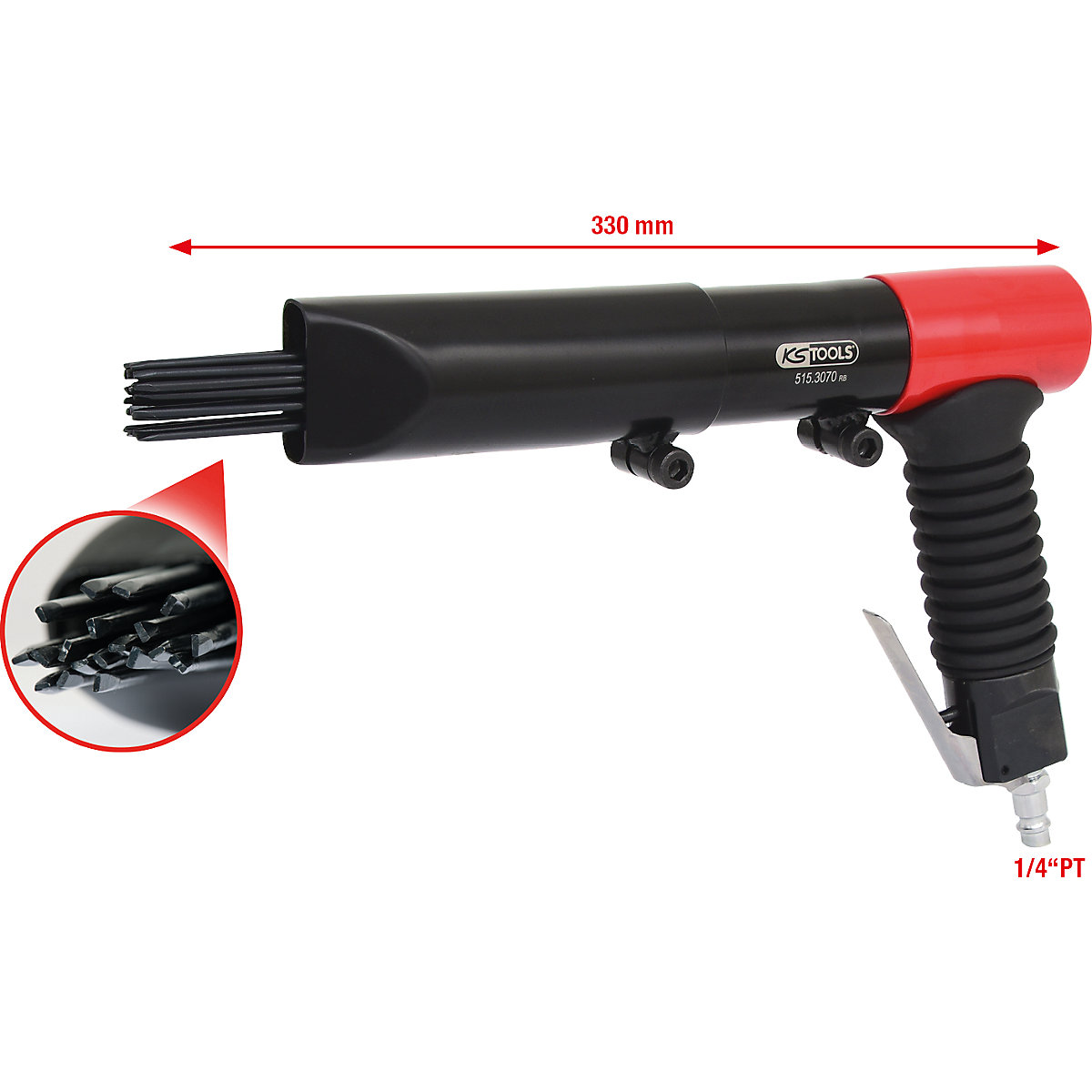 Pnevmatsko orodje za odstranjevanje rje z žebljev 3/8'&#x27; – KS Tools (Slika izdelka 9)-8