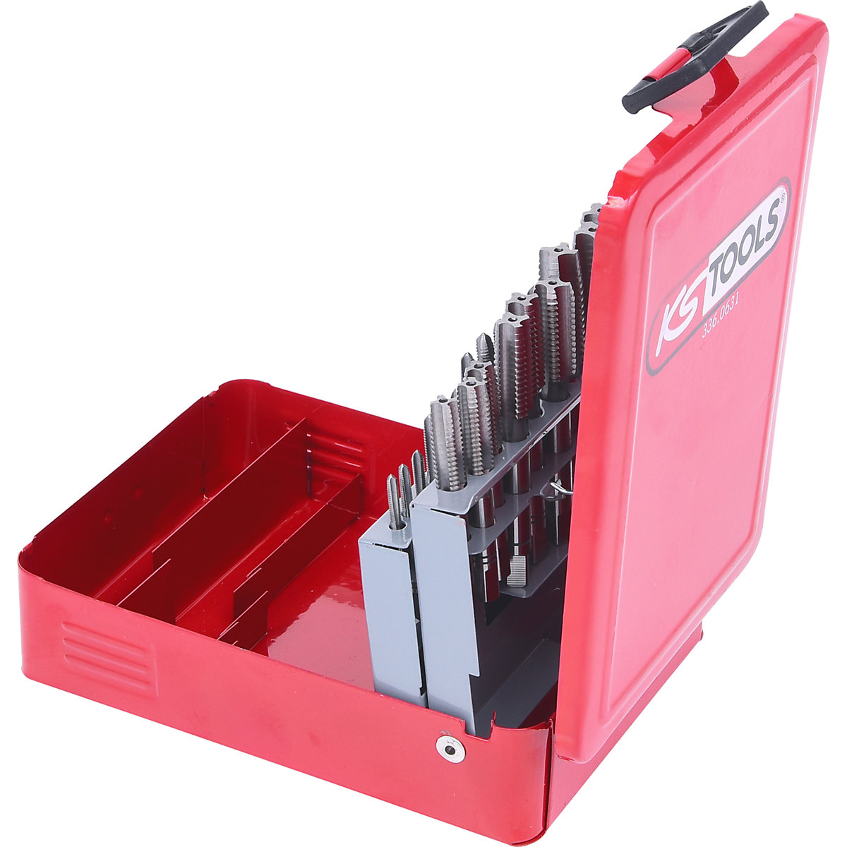 Komplet ročnih navojnih svedrov HSS Co M – KS Tools (Slika izdelka 3)-2