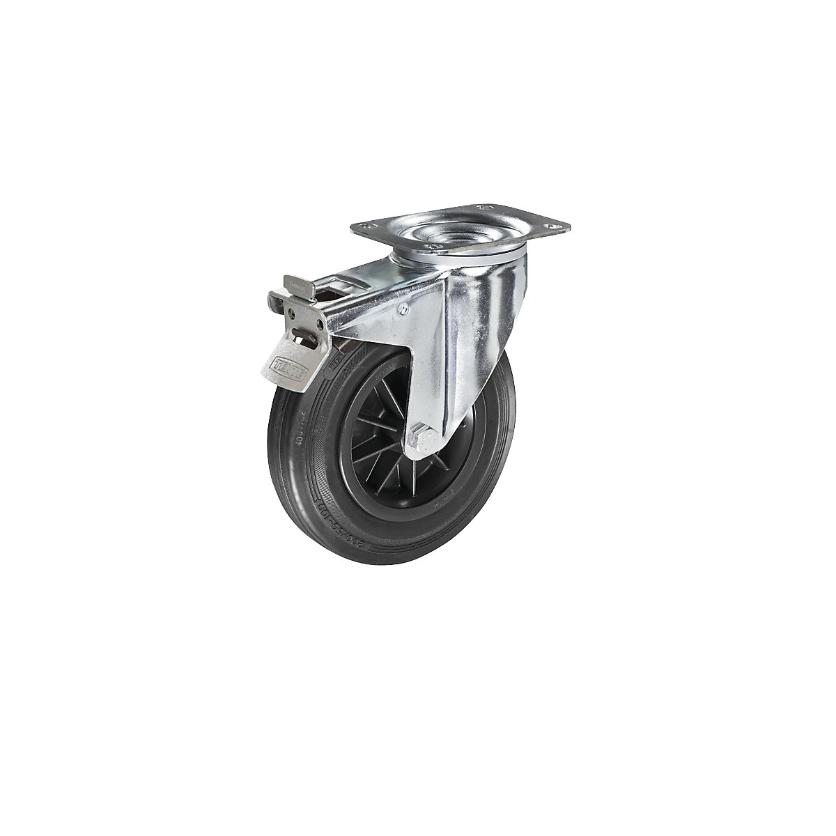 Anvelopă din cauciuc plin pe jante din plastic – Proroll (Imagine produs 2)-1