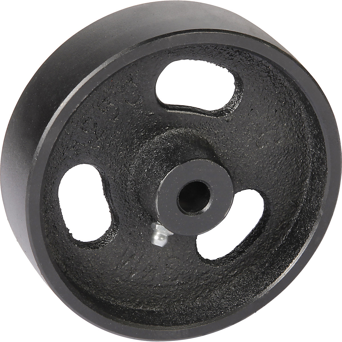Roda em ferro fundido, mancal de deslize, Ø x largura das rodas 125 x 35 mm-0