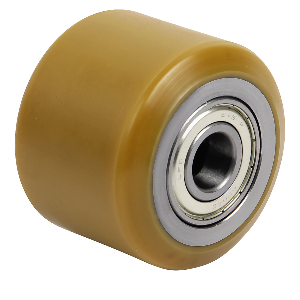 Roda de forquilha, poliuretano, comprimento de montagem 64 mm, largura das rodas 54 mm-0