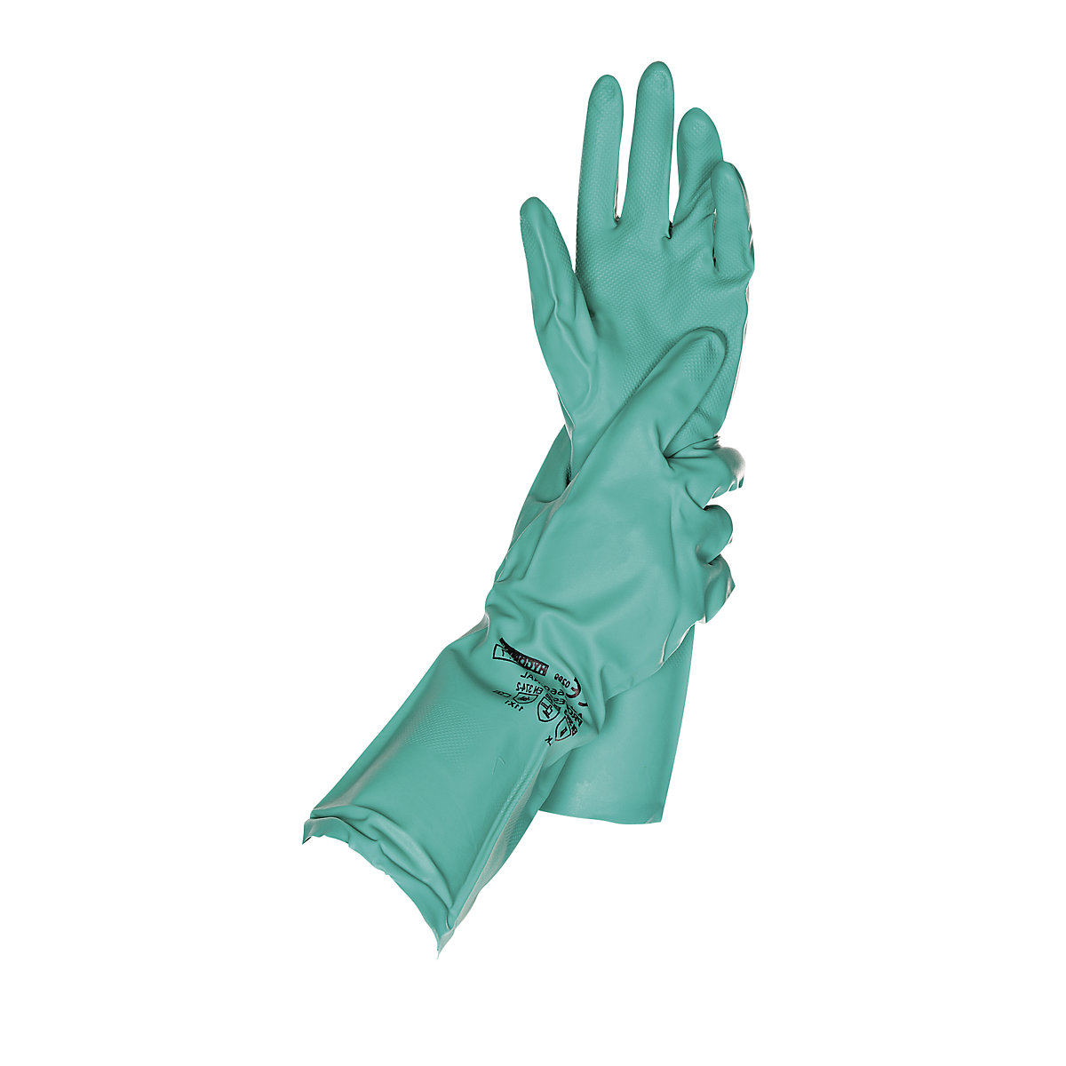 Guantes de protección para productos químicos PROFESIONAL, verde, UE 144 pares, talla 7 (S)-0