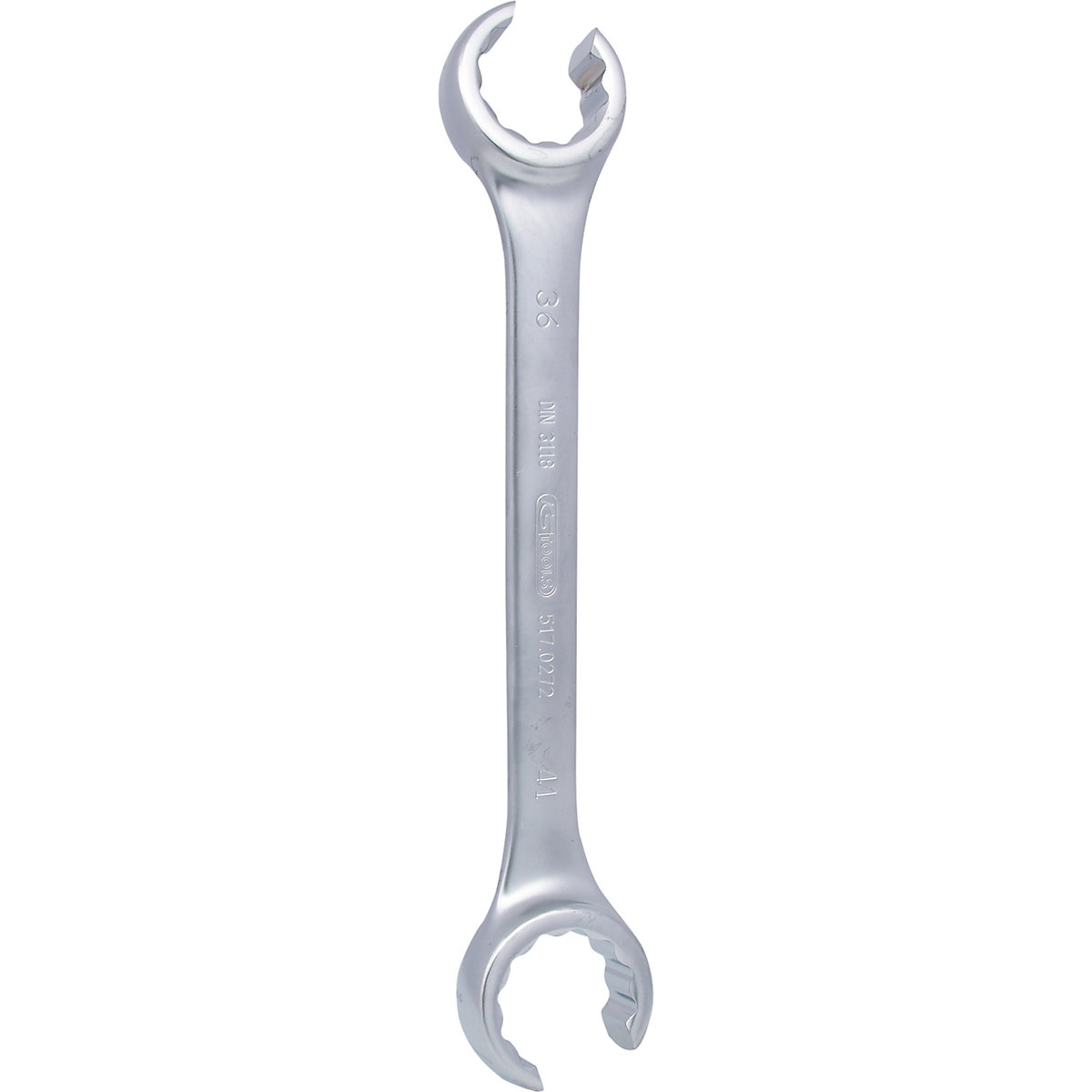 Otvorený dvojitý prstencový kľúč, zahnutý – KS Tools (Zobrazenie produktu 3)-2