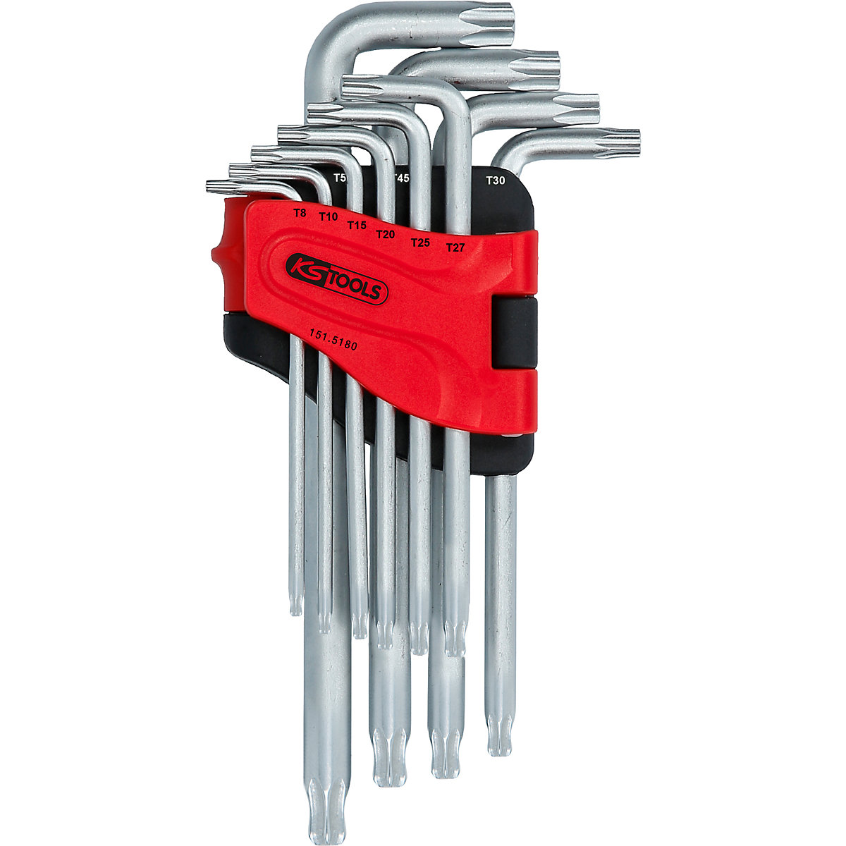 Súprava uhlových čapových kľúčov, dlhé – KS Tools