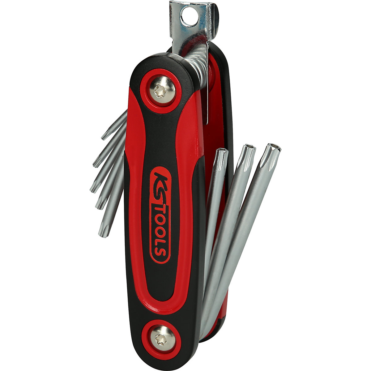 Uhlový čapový kľúč v sklápacom držiaku – KS Tools
