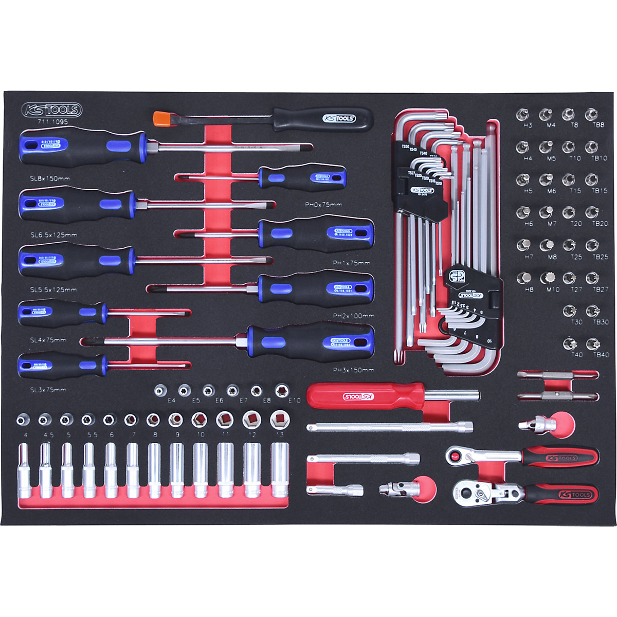 Komplet utičnih ključeva SCS 1/4'' – KS Tools (Prikaz proizvoda 2)-1