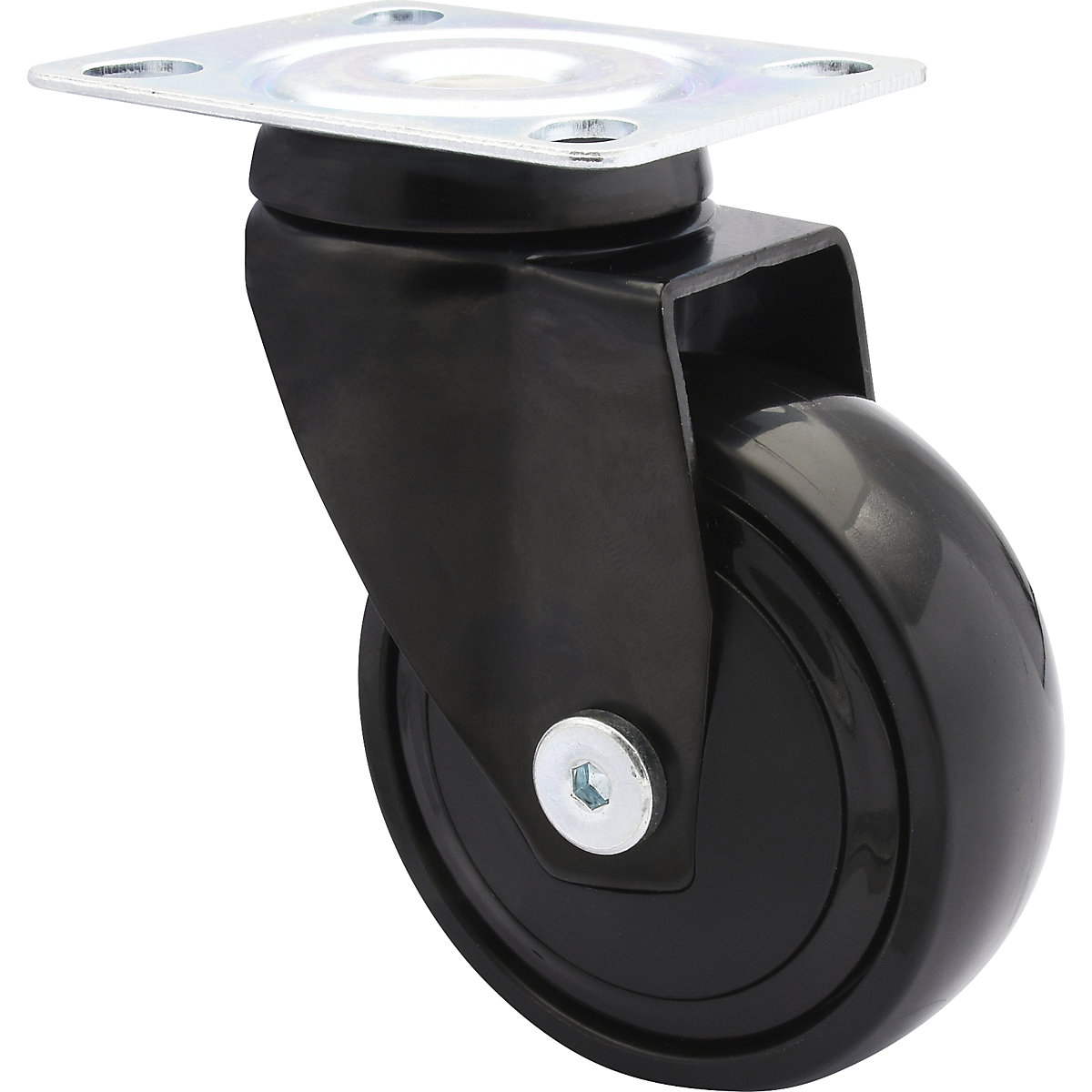 Rotella per mobili serie 3C – Wagner, larghezza ruota 25 mm, conf. da 4 pz., Ø 75 mm, rotella pivottante-0
