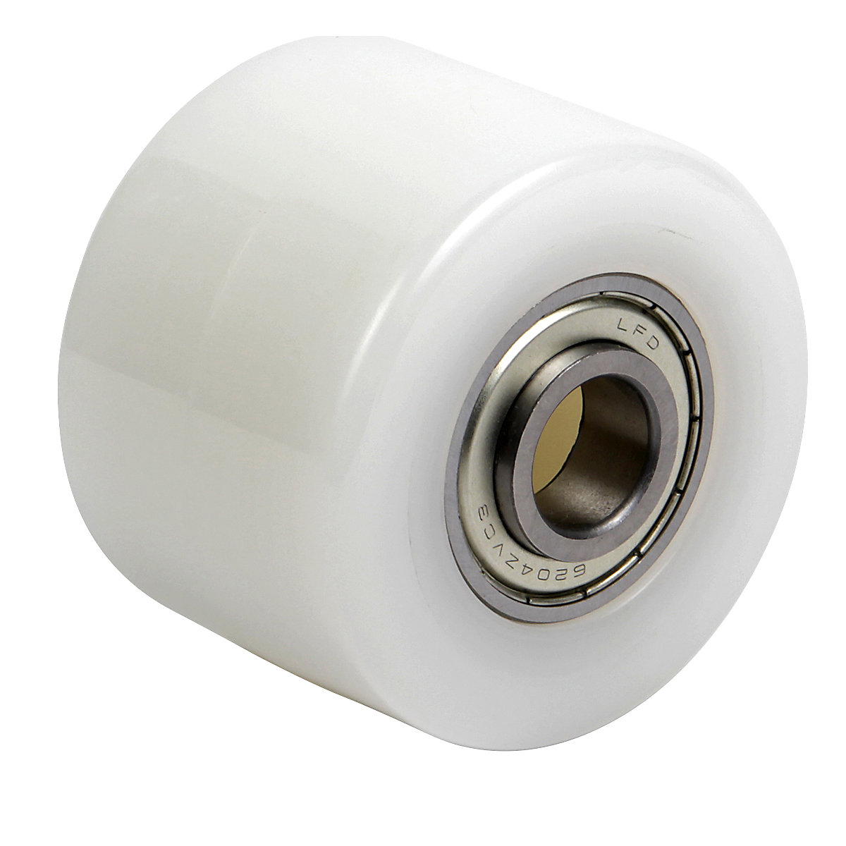 Rullo forche, poliammide, lunghezza di montaggio 64 mm, larghezza rulli 60 mm, Ø asse 20 mm-0