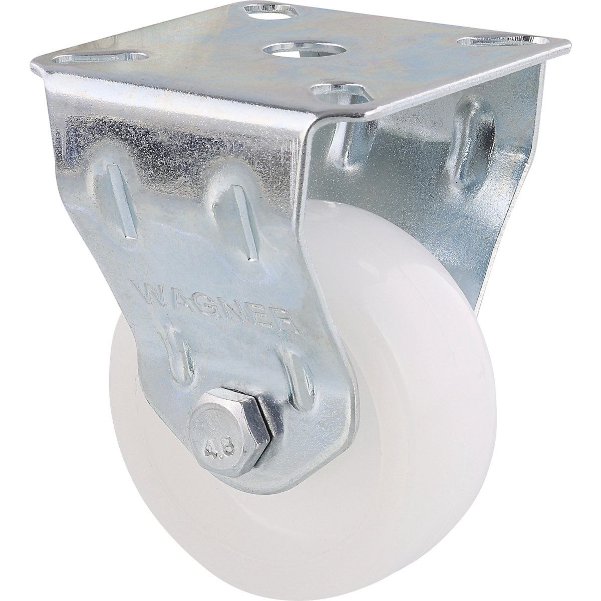 Rotelle a supporto fisso ECO – Wagner, Ø ruota 50 mm, conf. da 4 pz., rotella a supporto fisso, plastica-0