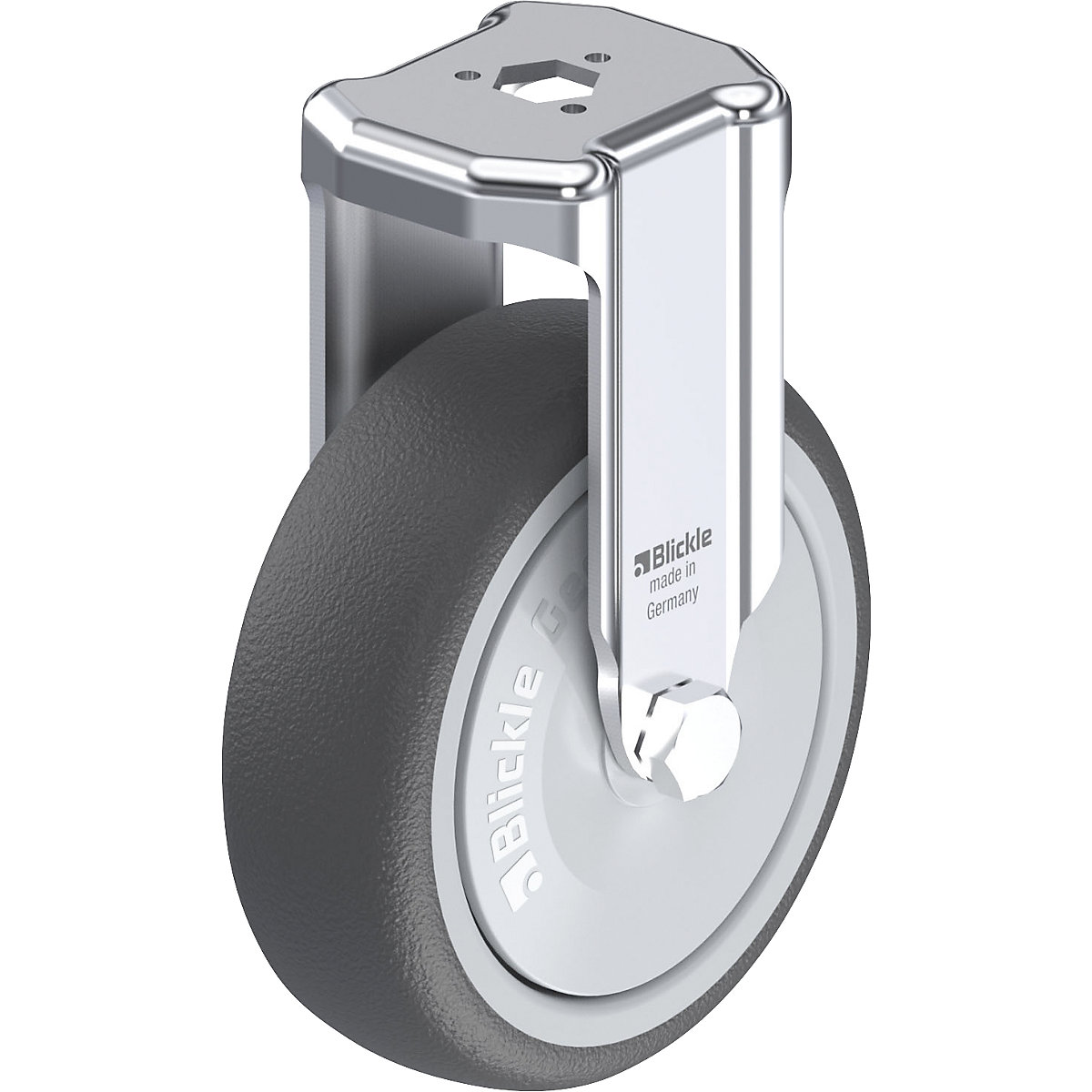 Ruota con supporto fisso per attrezzature BKRA-PATH – Blickle