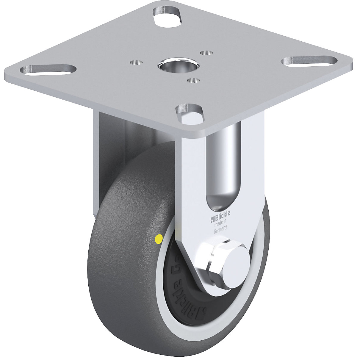 Ruota con supporto fisso per attrezzature BPA-PATH 50KF – Blickle