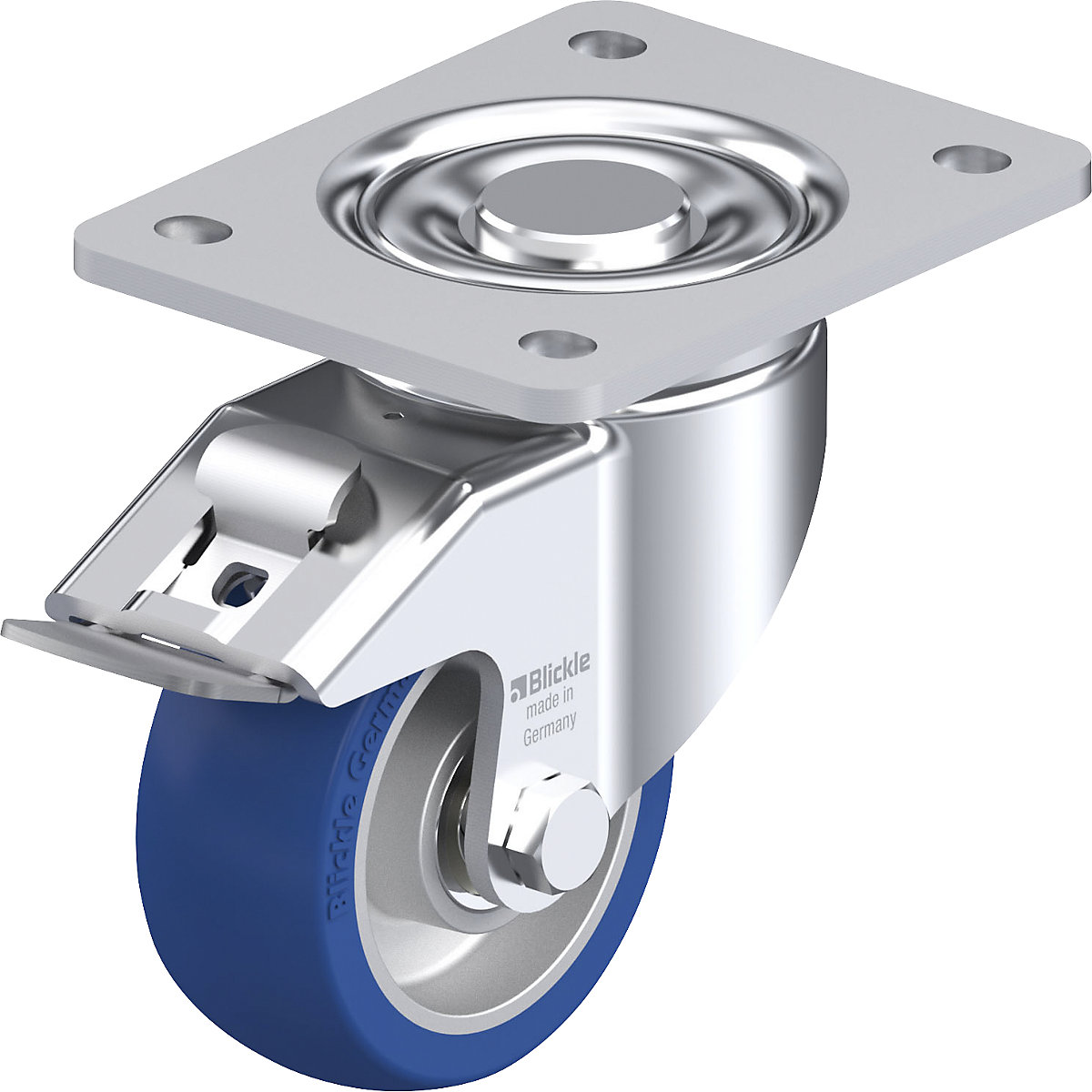 Ruota con supporto girevole in lamiera d'acciaio BK-ALBS-FI – Blickle