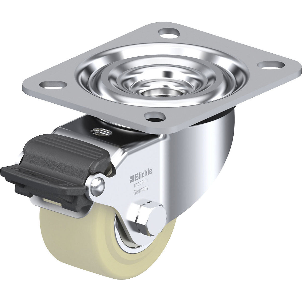 Ruota con supporto girevole in lamiera d'acciaio L-GSPO 60K – Blickle