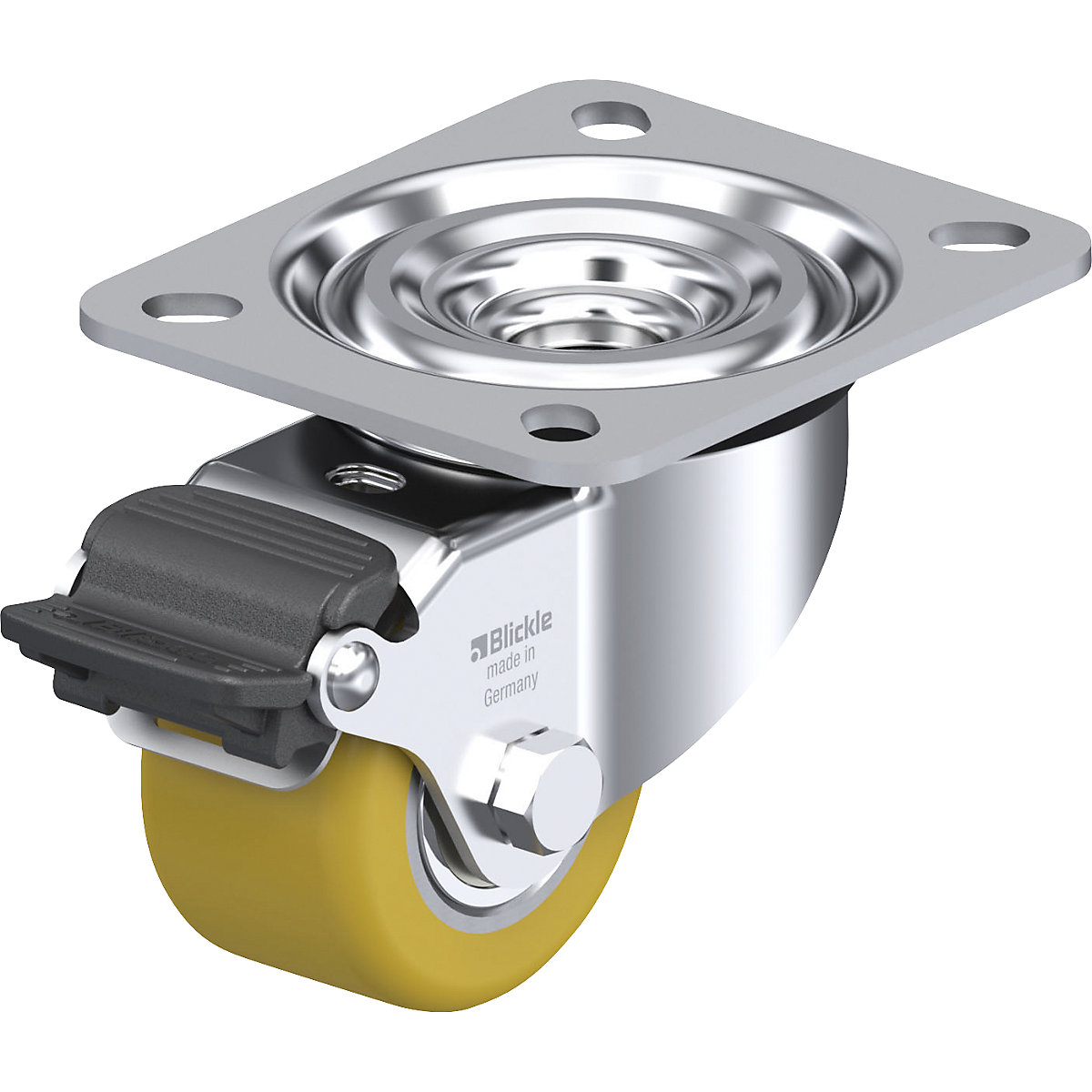 Ruota con supporto girevole in lamiera d'acciaio L-VSTH 60K – Blickle