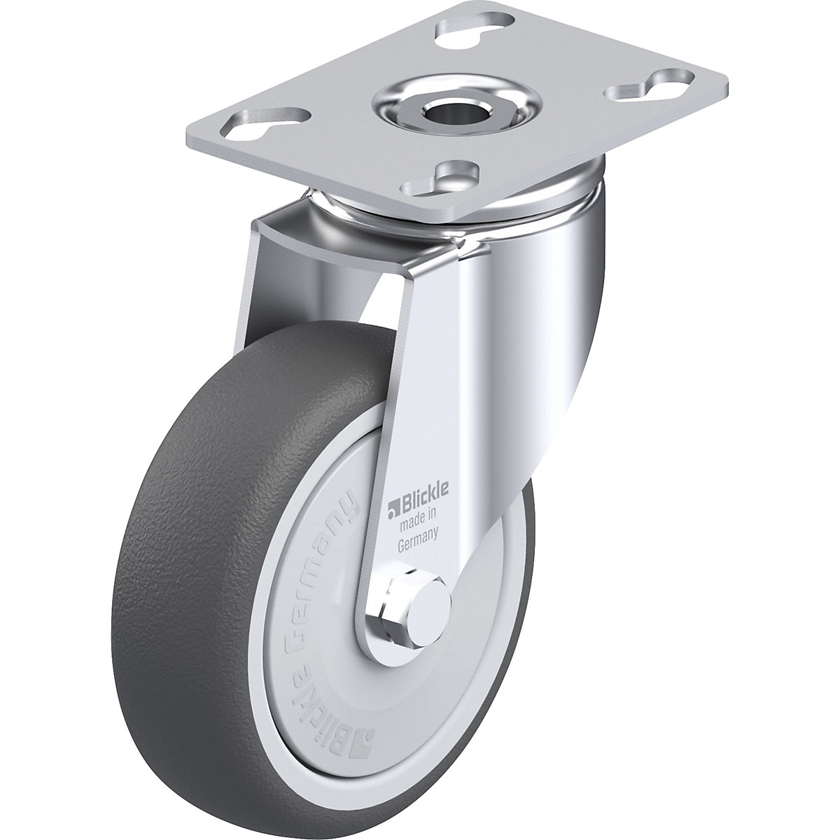 Ruota con supporto girevole per attrezzature LKPA-PATH – Blickle