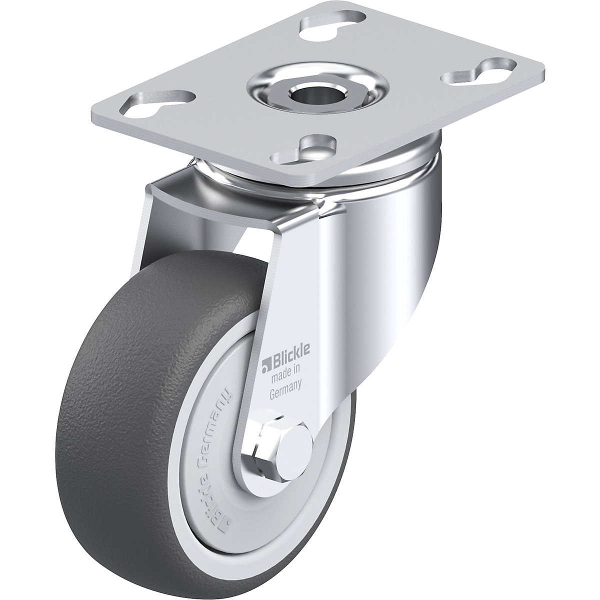 Ruota con supporto girevole per attrezzature LKPA-PATH – Blickle