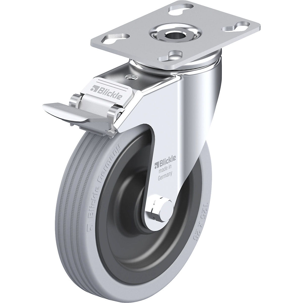 Ruota con supporto girevole per attrezzature LKPA-VPA-FI – Blickle
