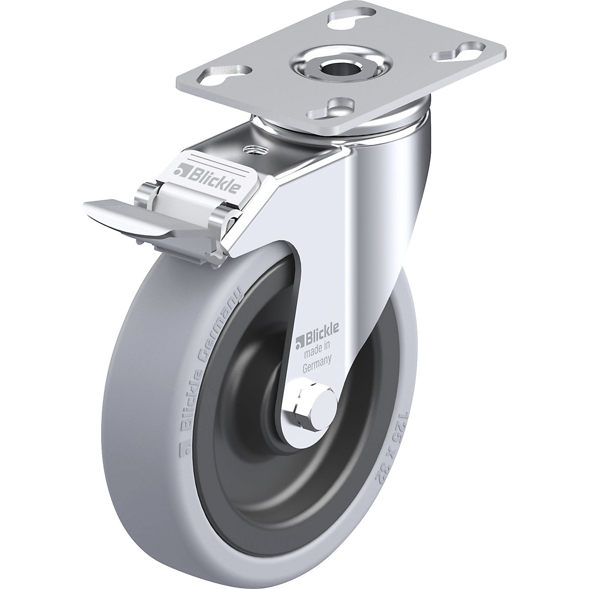 Ruota con supporto girevole per attrezzature LKPA-VPA-FI – Blickle